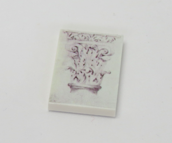 Bild von G038 / 2 x 3 - Fliese Gemälde Corinthian Capital