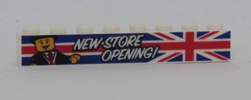 Bild von Brick for London Bus - Flag